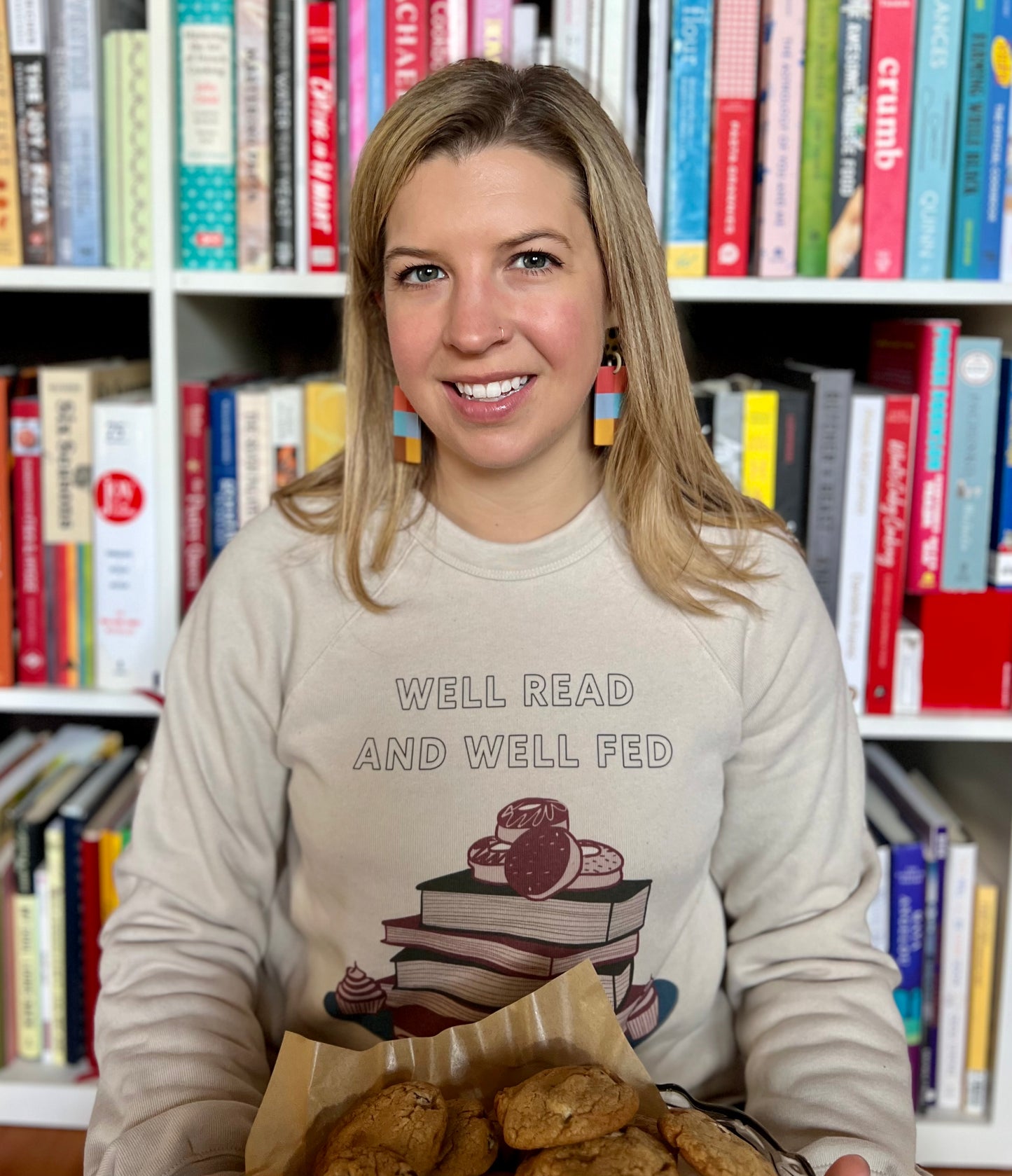 Well Read and Well Fed Crewneck Sweatshirt