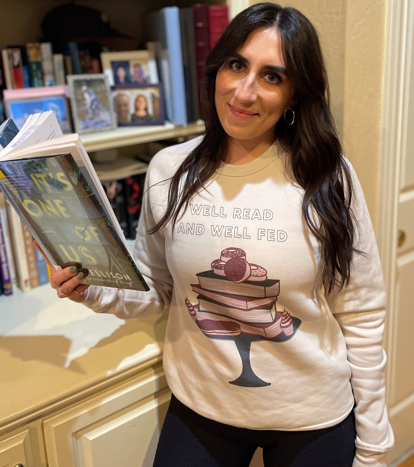 Well Read and Well Fed Crewneck Sweatshirt