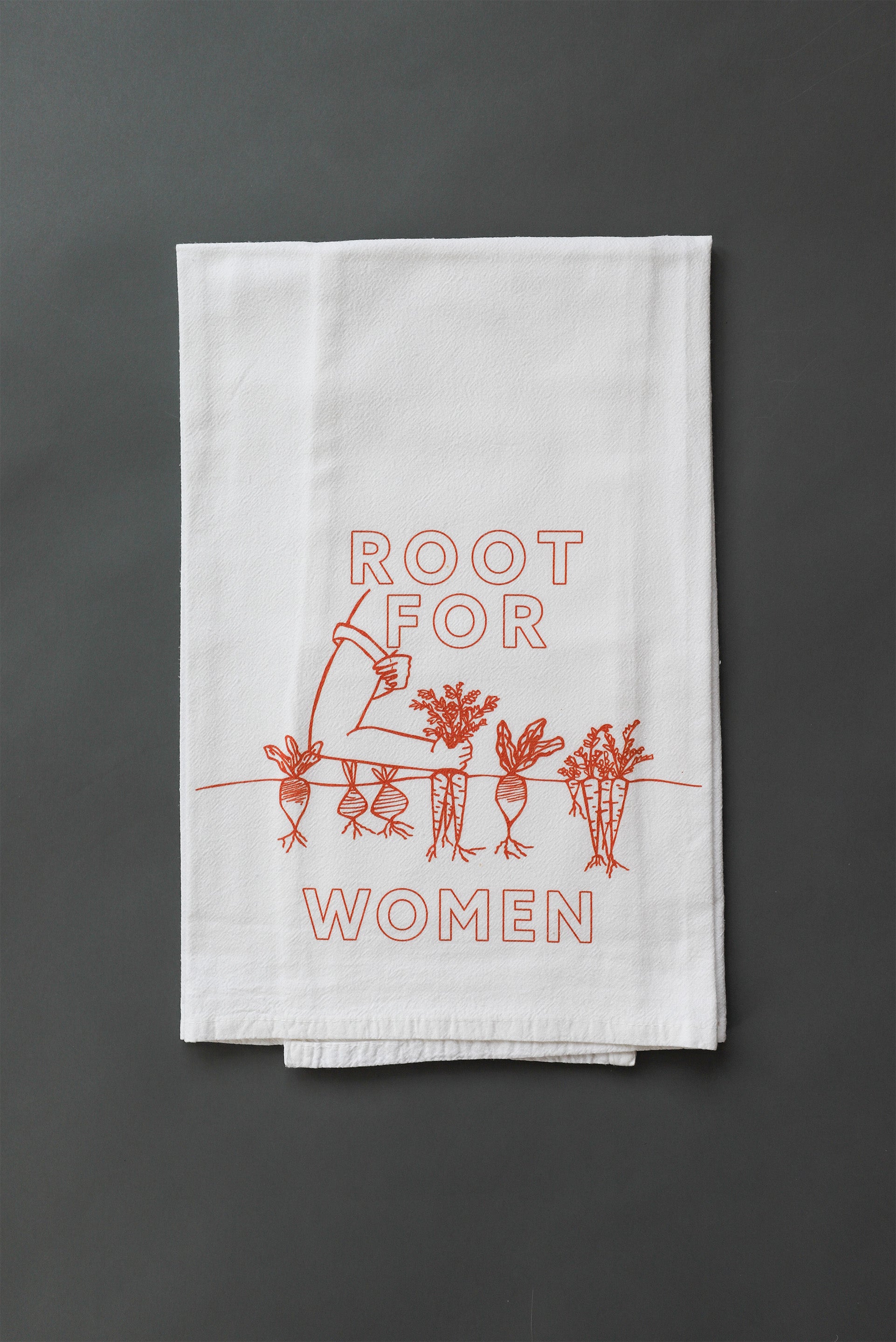 Root for Women Tea Towel – Overseasoned