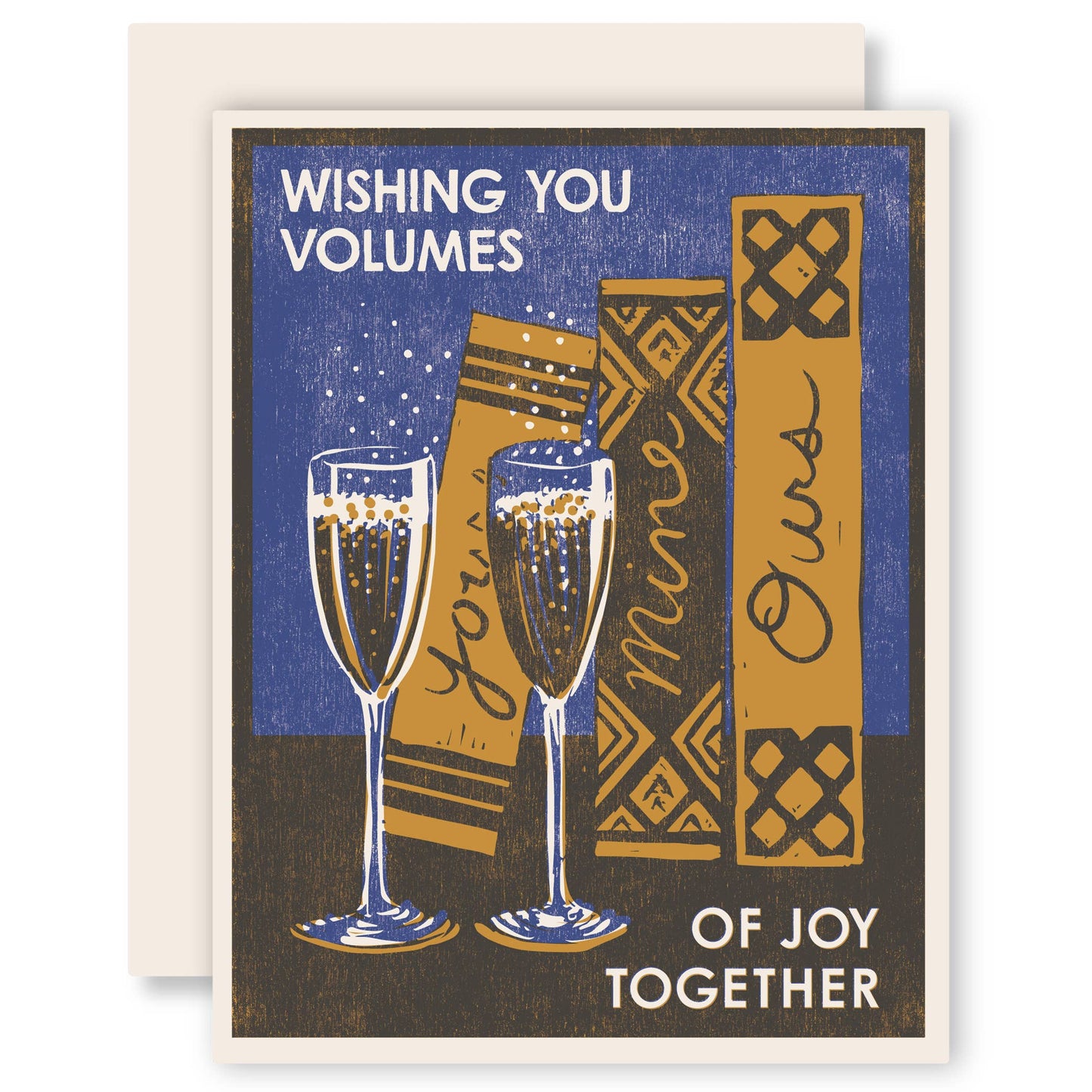 Heartell Press - Volumes of Joy Letterpress Card