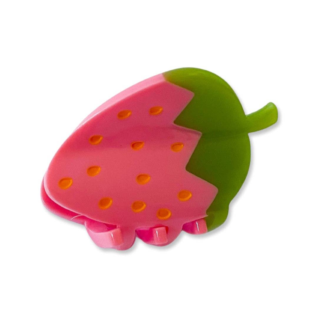 Jenny Lemons - Mini Pink Strawberry Hair Claw