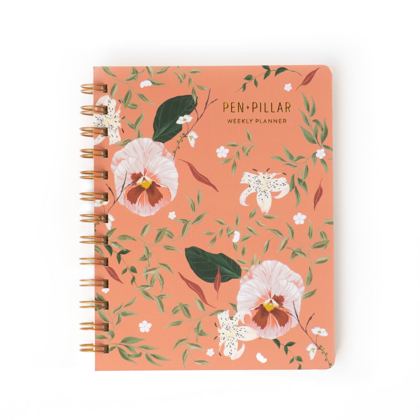 Tigerlily 2024 Mini Weekly Planner: Calendar Year (Jan-Dec)