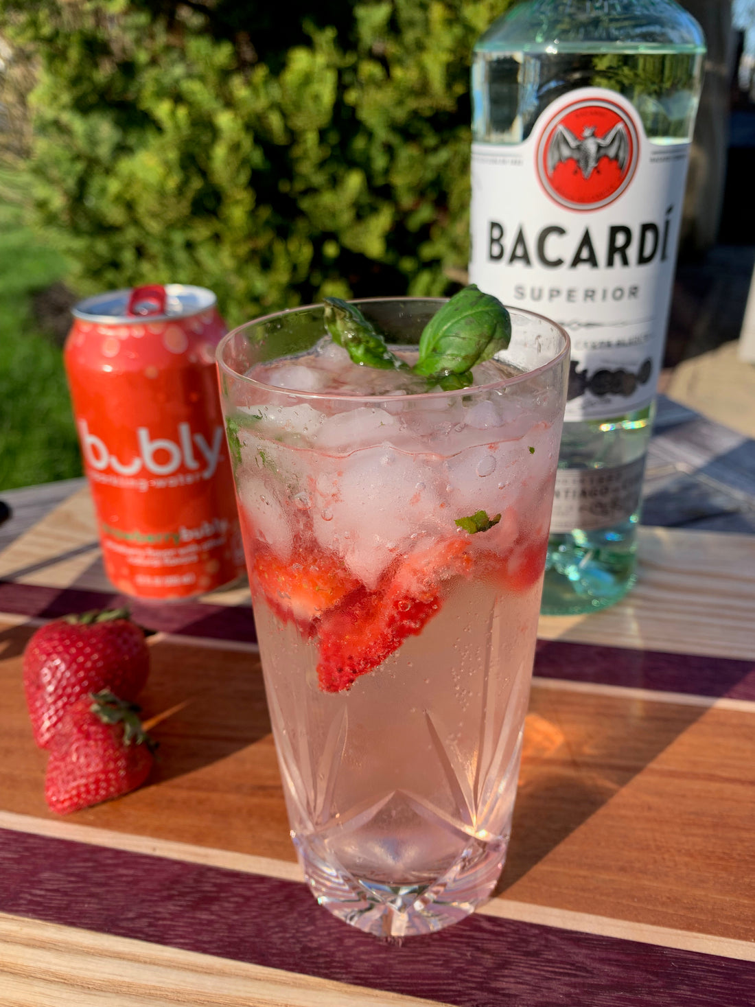 Strawberry Basil Mojito