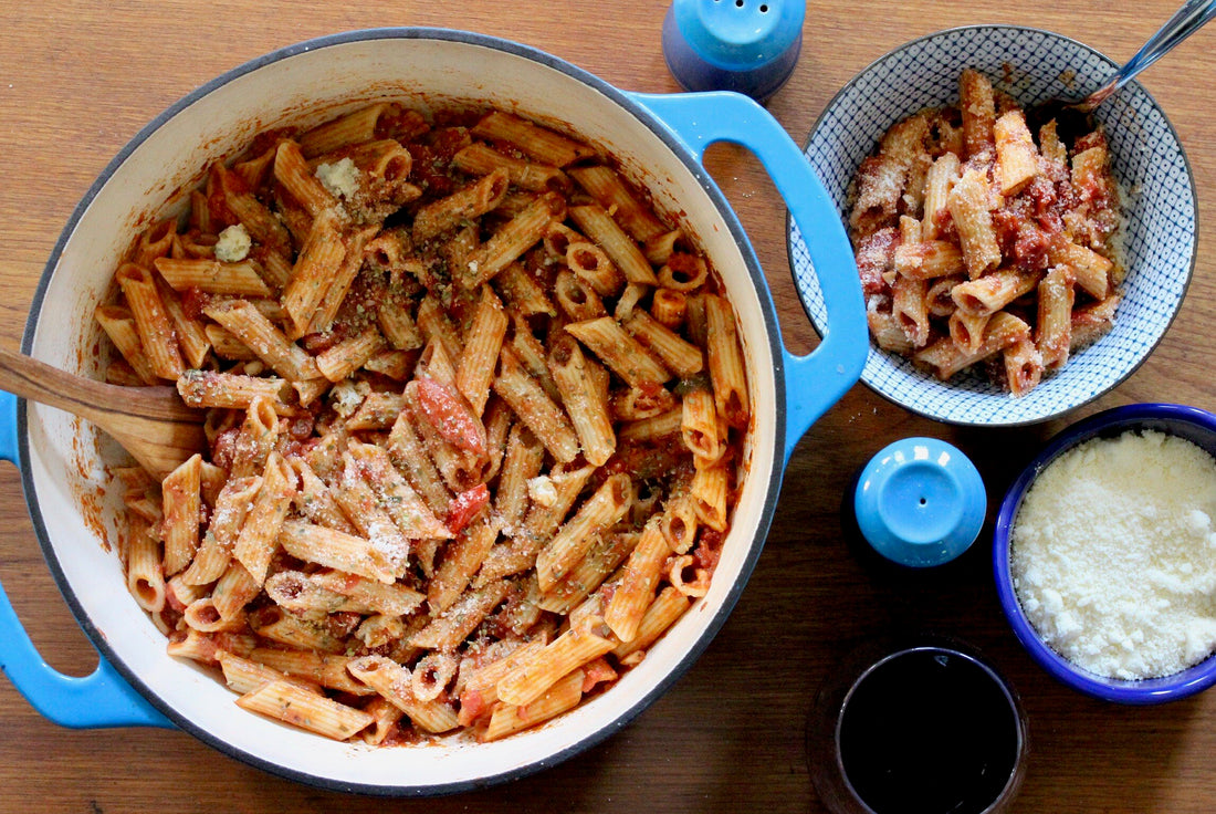 PENNE WITH GORGONZOLA AKA THE "PERFECT PASTA" RECIPE BY MURIEL BELL