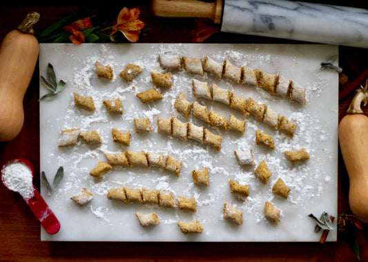 PUMPKIN GNOCCHI WITH ITALIAN SAUSAGE, RICOTTA AND SAGE BUTTER