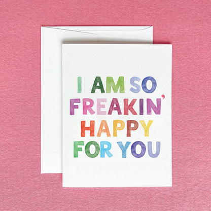 Gert & Co - So Freakin' Happy For You Friendship Card
