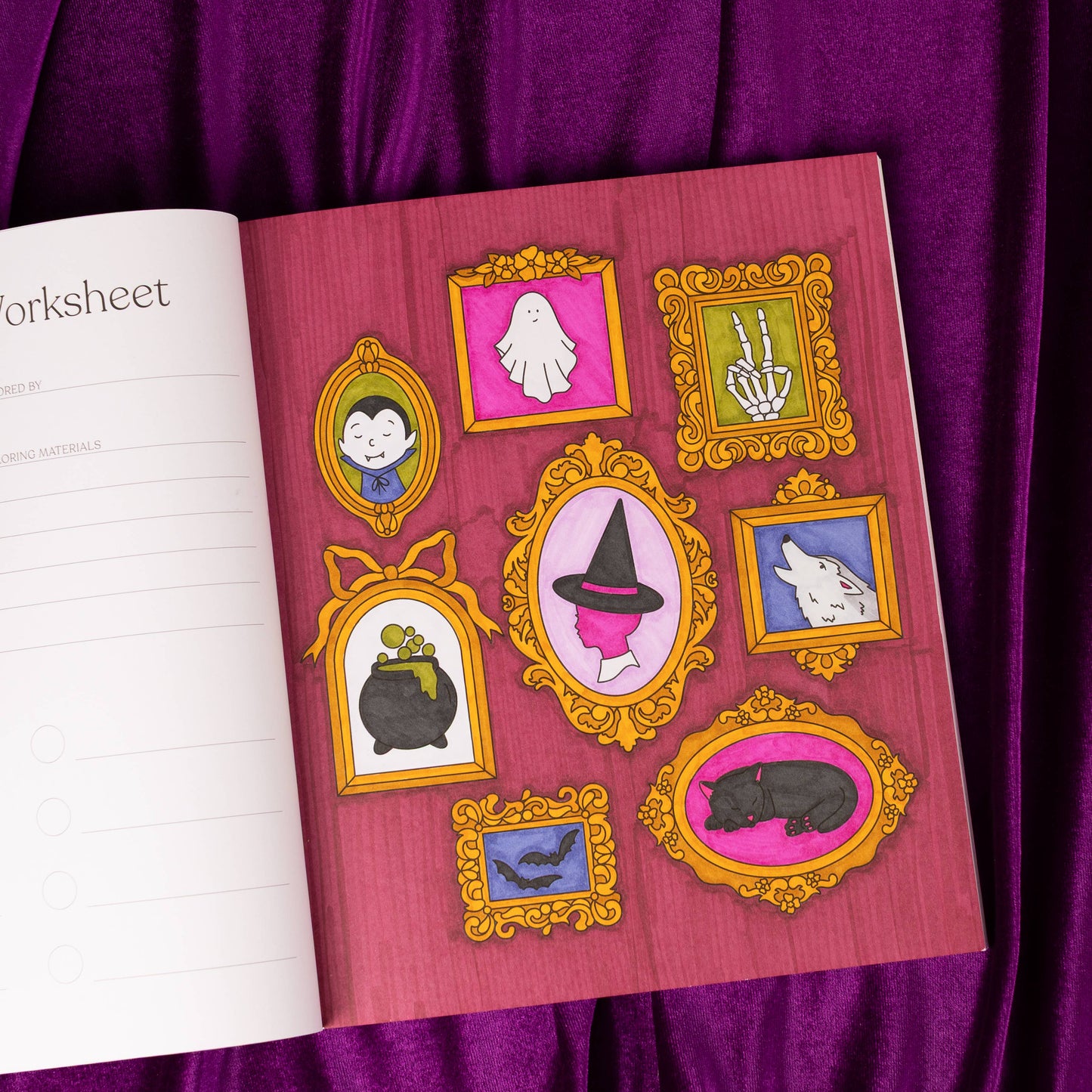 Sweet & Spooky Coloring Book- Elyse Breanne Design