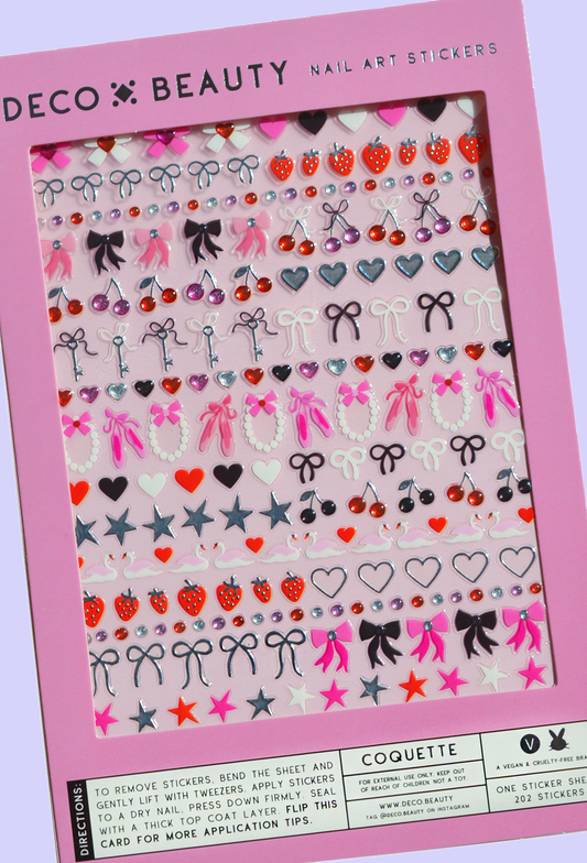 Deco Beauty - Nail Art Stickers - Coquette