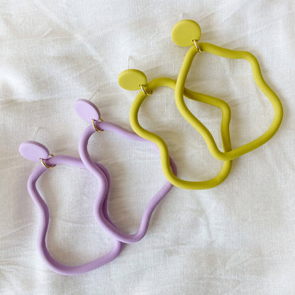 Droopy Dangles: Amethyst- Meadow & Mae -