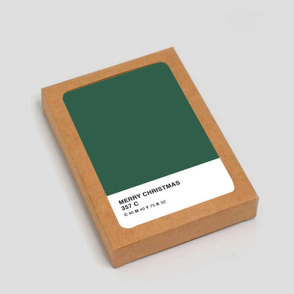 Merry Christmas Pantone Card