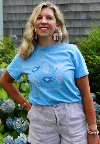 Shuck the Patriarchy Women's Heavyweight Tee