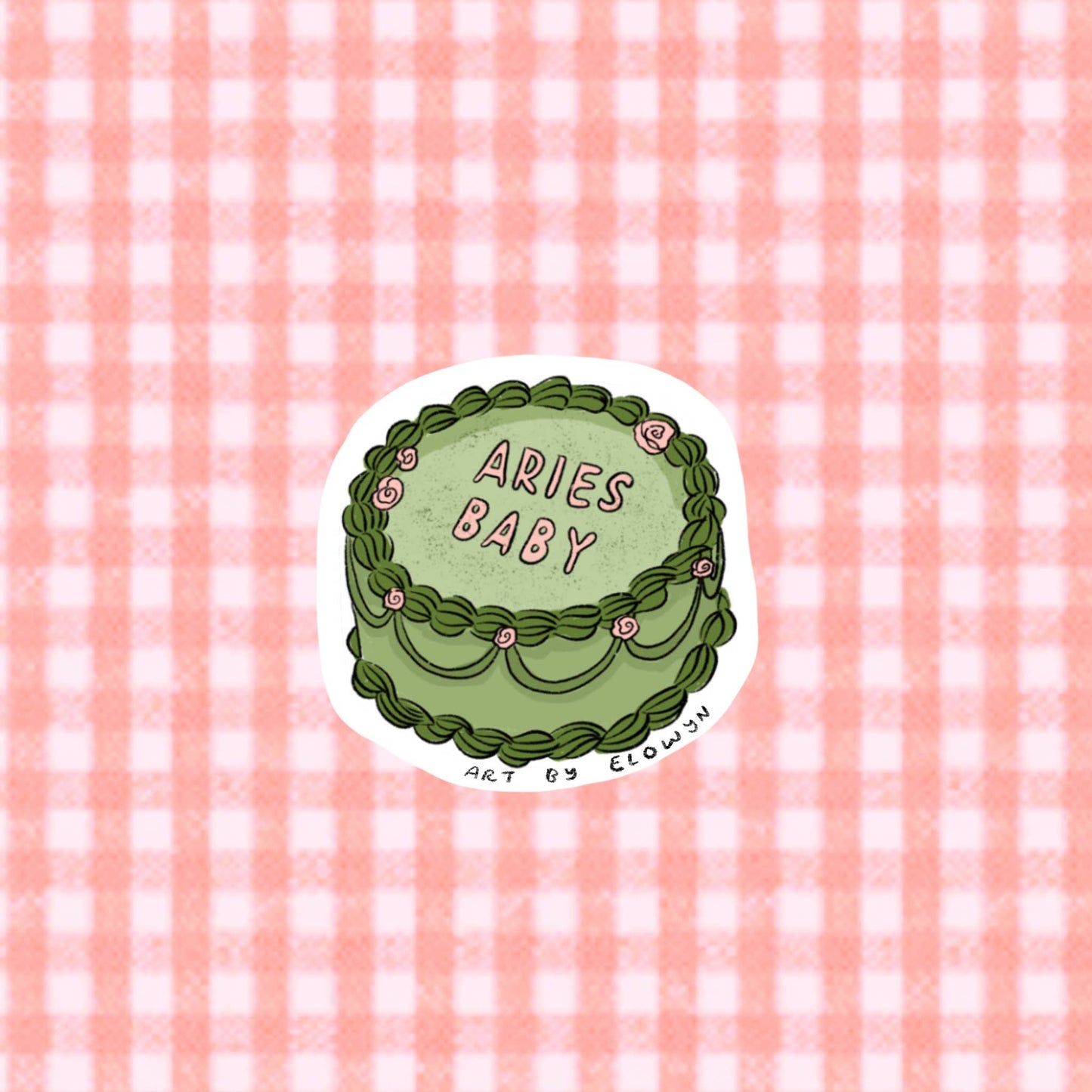 Zodiac Cake Stickers - Individual Sticker : Aries