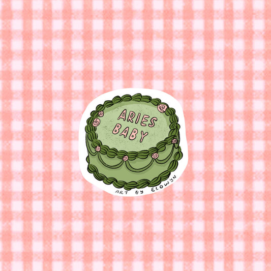 Zodiac Cake Stickers - Individual Sticker : Aries