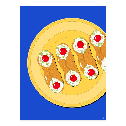 Marianna Fierro Shop - Cannoli Print