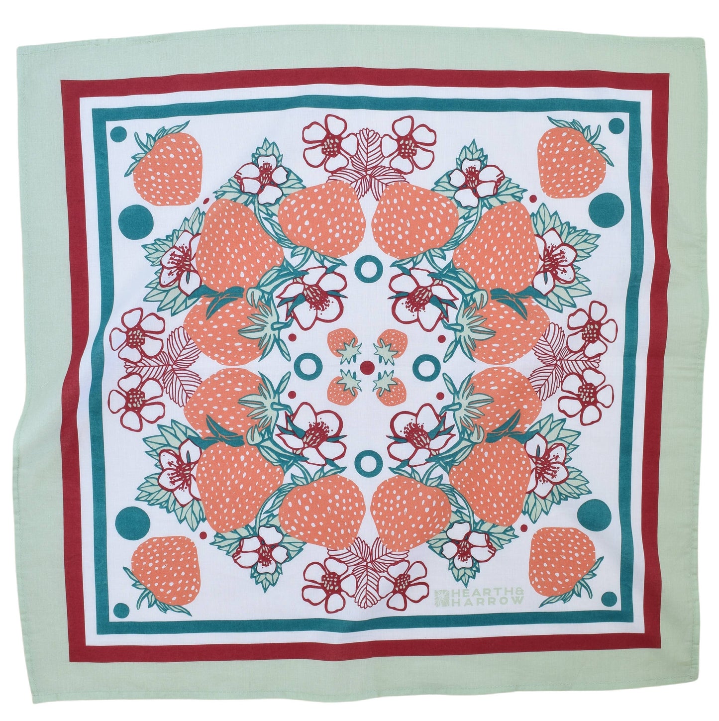Strawberry Patch Bandana - Hearth and Harrow