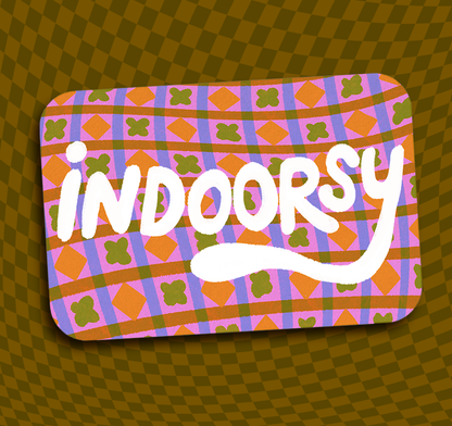 Indoorsy Vinyl Sticker