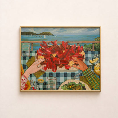 New England Lobster Art Print