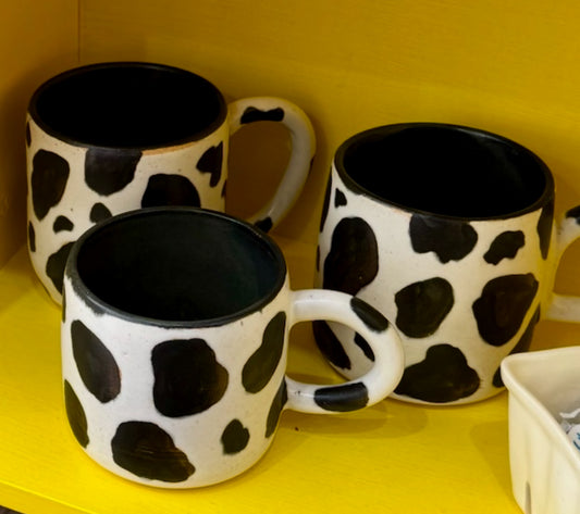 Handmade Cow Mug - East Transit Pottery