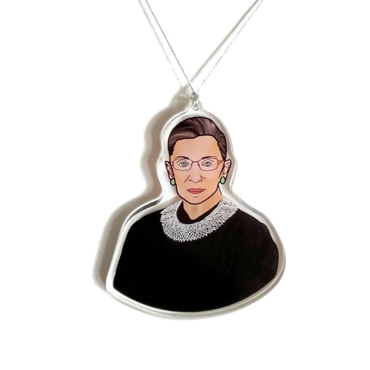 Ruth Bader Ginsburg Christmas Ornament