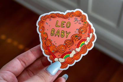 Zodiac Cake Sticker: Gemini