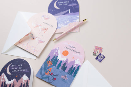 Anniversary Sunset Card | Sister Paper Co.