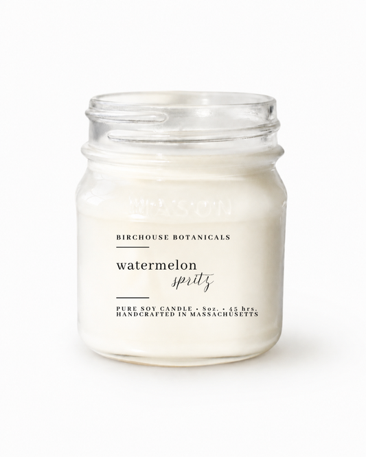 Watermelon Spritz 8 oz. Soy Candle - Birchouse Botanicals -