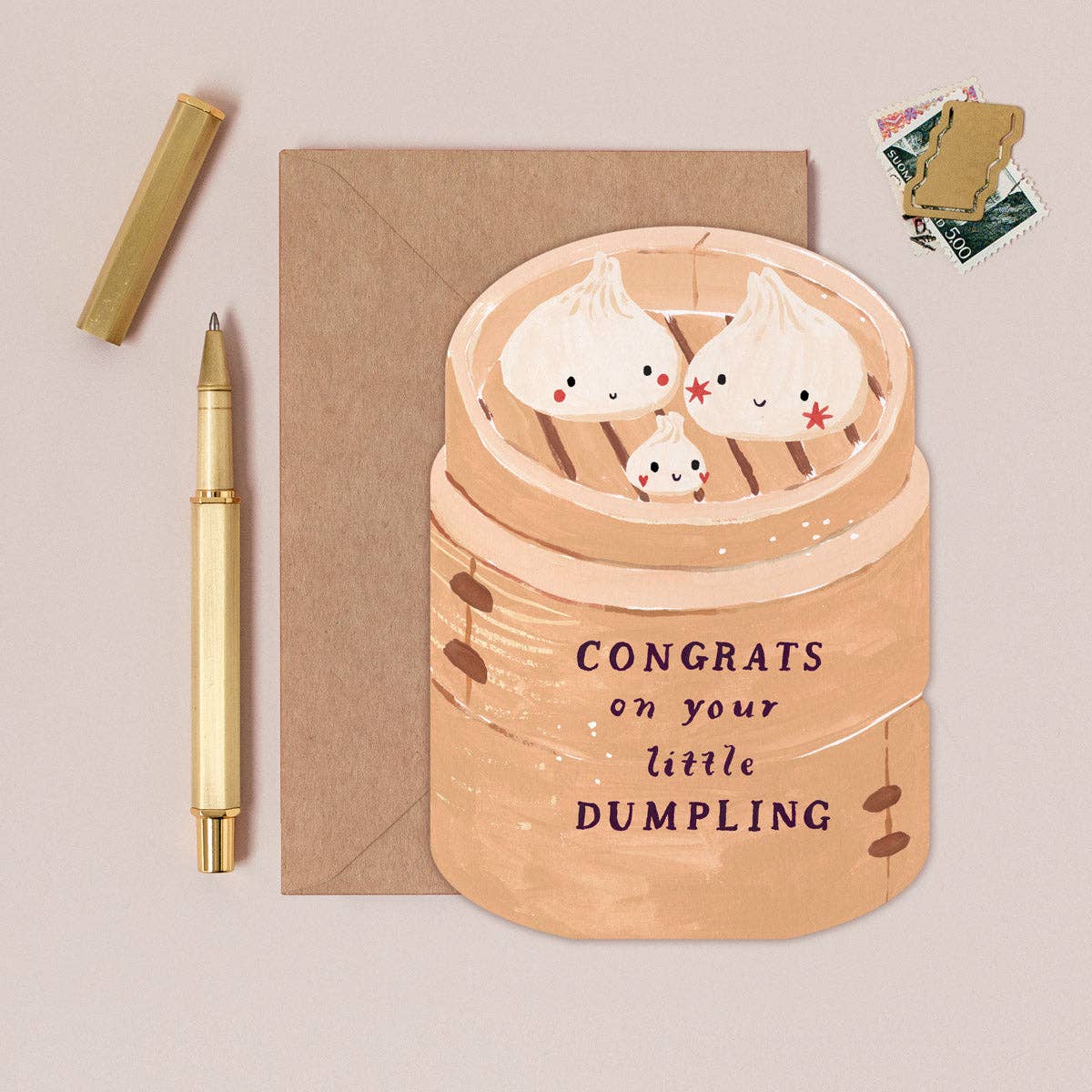 Dumpling New Baby Card | Sister Paper Co.