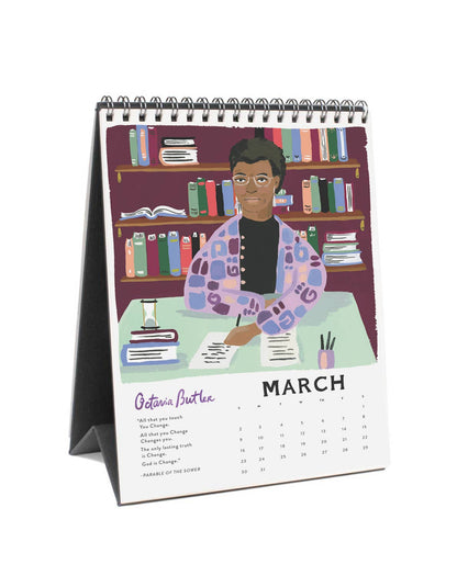 Idlewild Co. - Ladies of Literature 2025 Desk Calendar