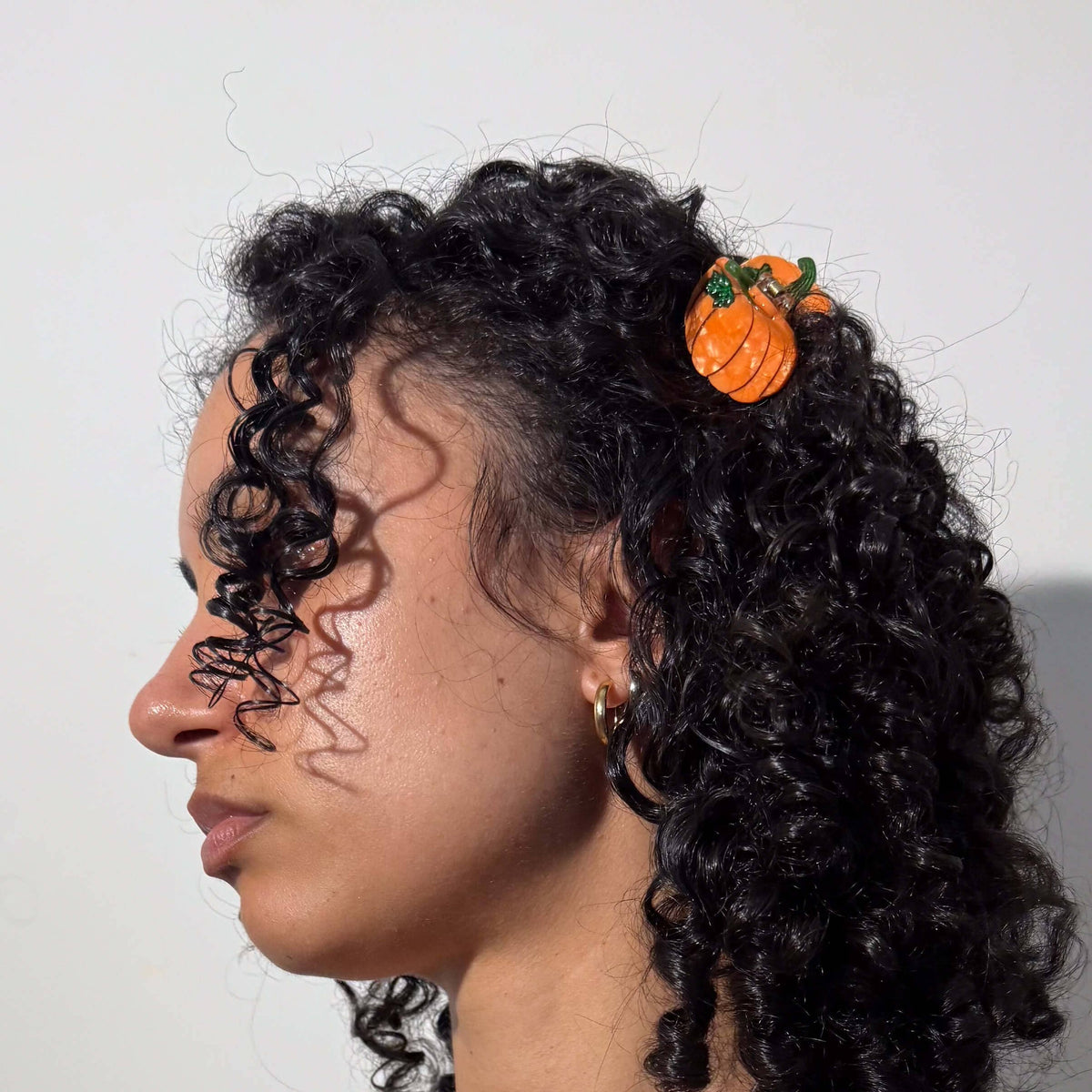 Mini Pumpkin Hair Claw Clip- Jenny Lemons