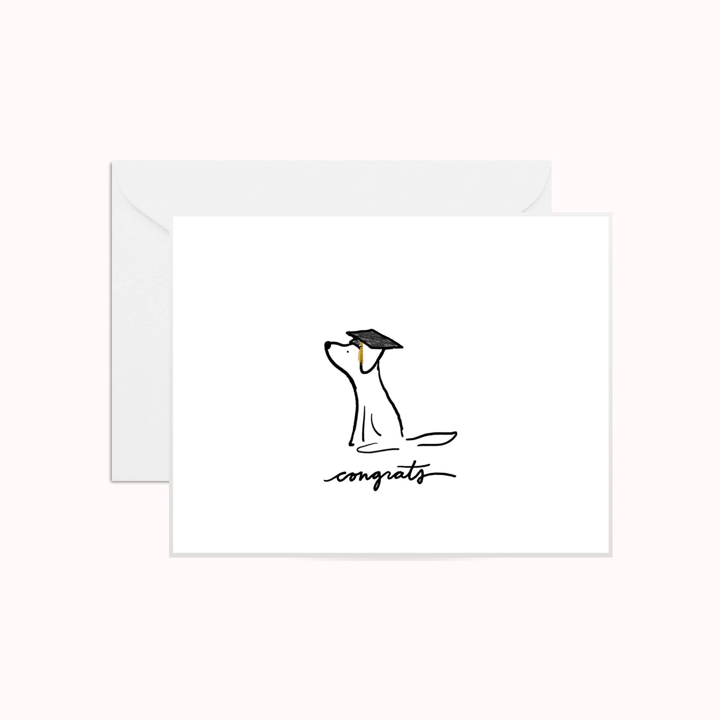 Congrats Dog Graduation Card