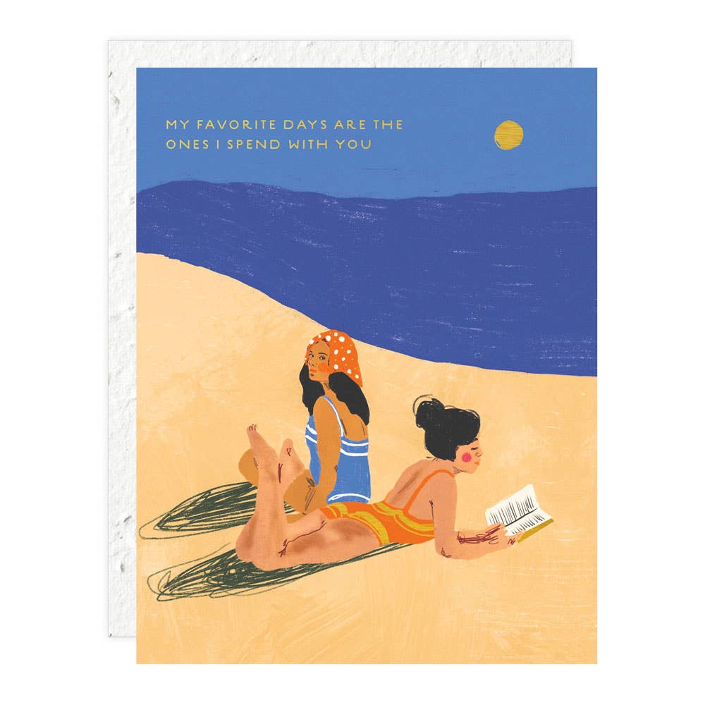 Beach Girls Friendship Card