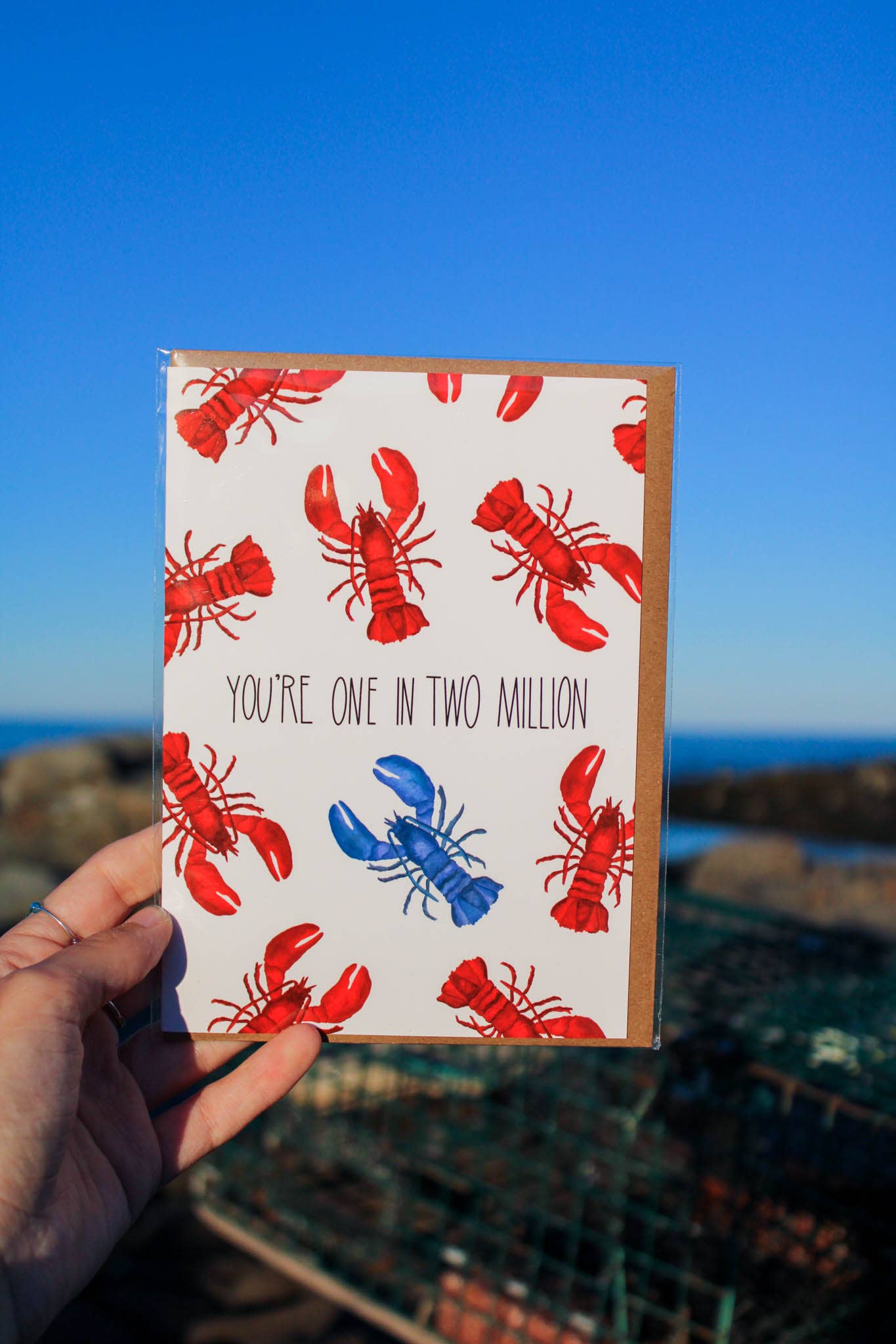 One in Two Million Maine Lobster Card