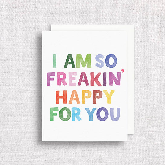 Gert & Co - So Freakin' Happy For You Friendship Card