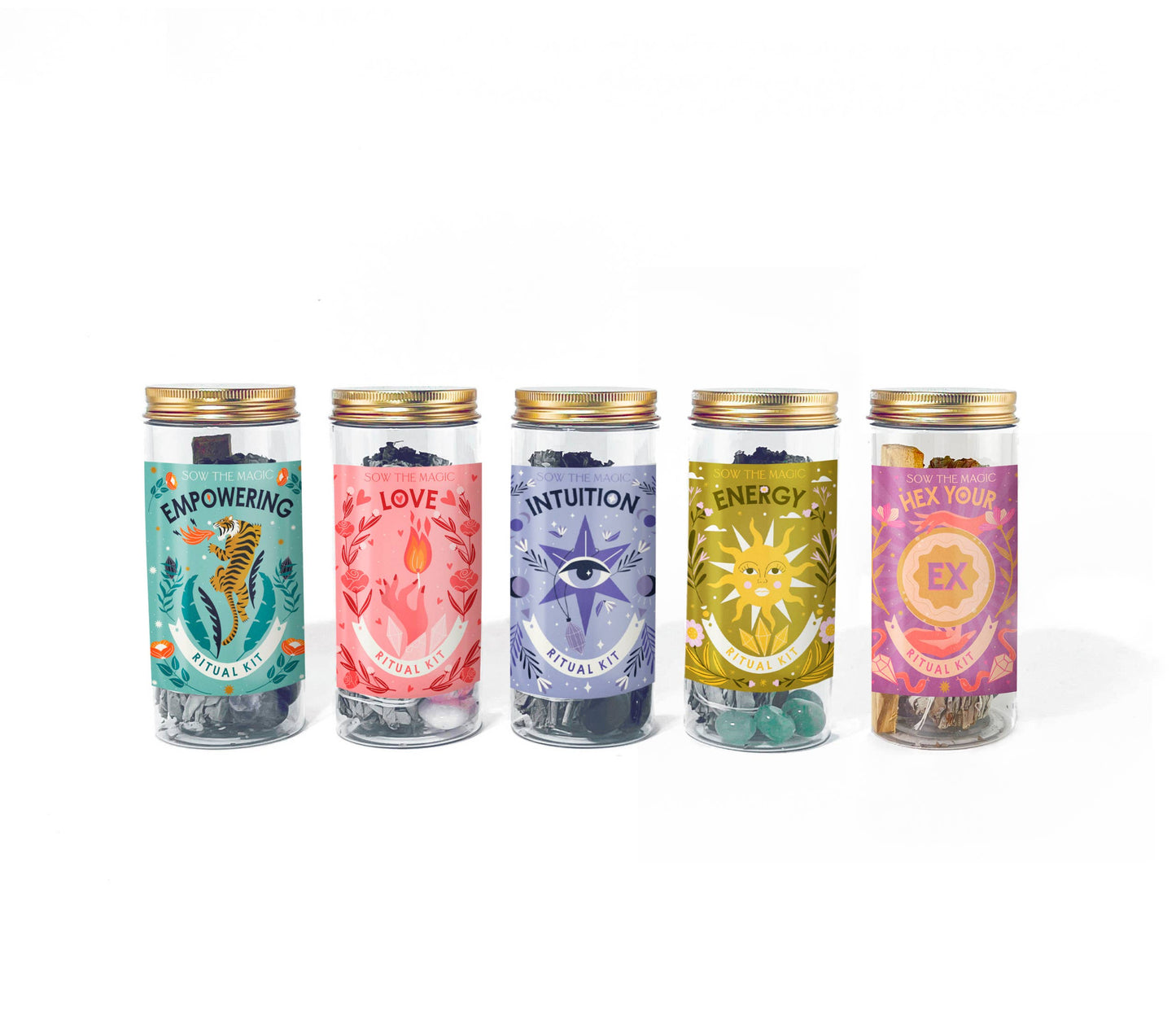 Sow the Magic - Hex Your Ex Ritual Kit with Opalite, Palo Santo + Sage