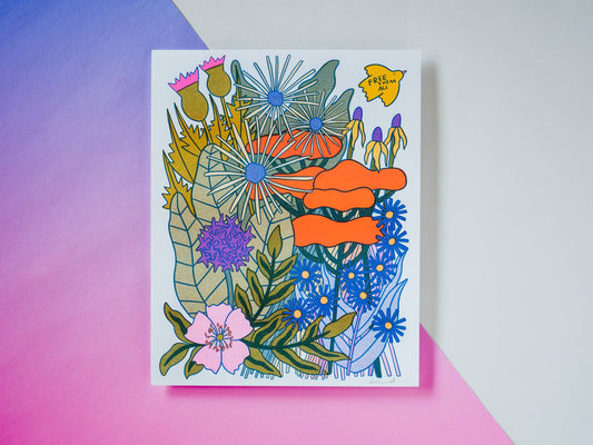 Free Them All - Prairie Risograph Art Print