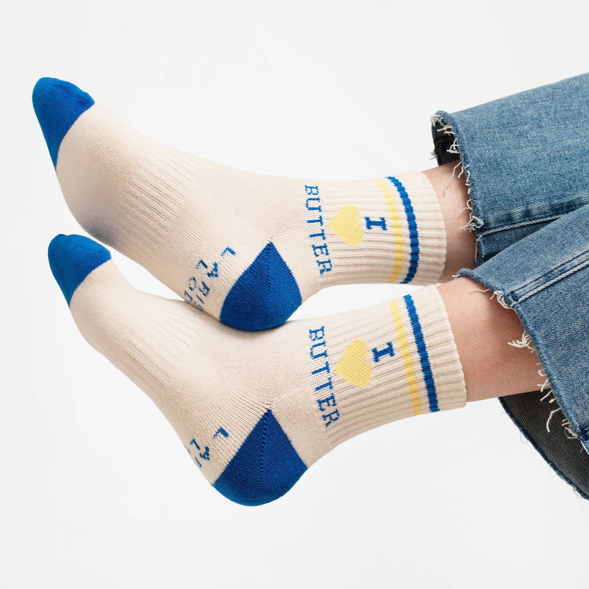 Larissa Loden - I Heart Butter Quarter Crew Socks