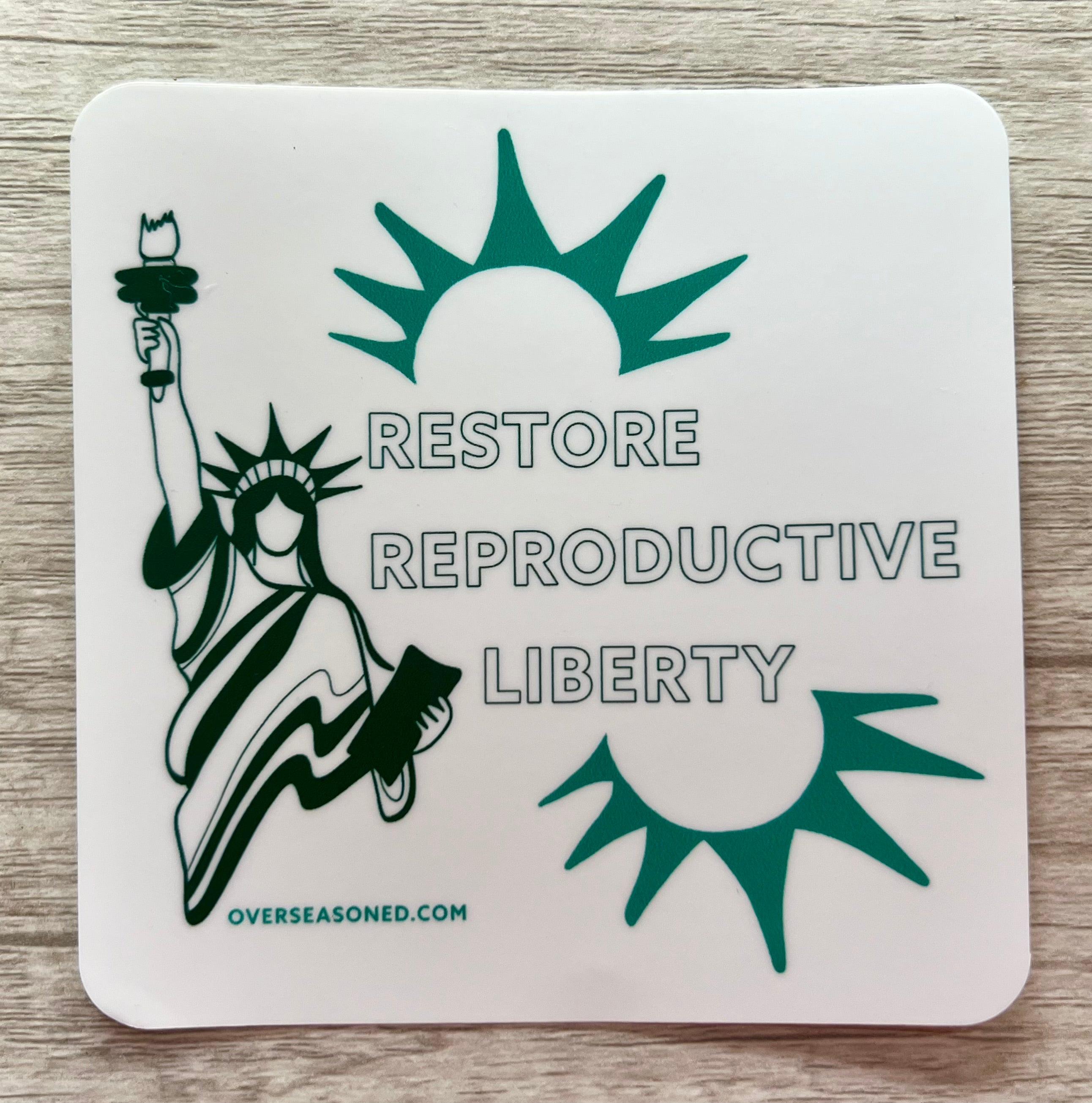 Revialidation Sticker Restore Reproductive Liberty Sticker – Overseasoned