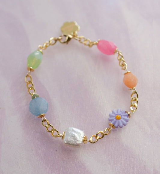 Pastel Colorful Charm Bracelet