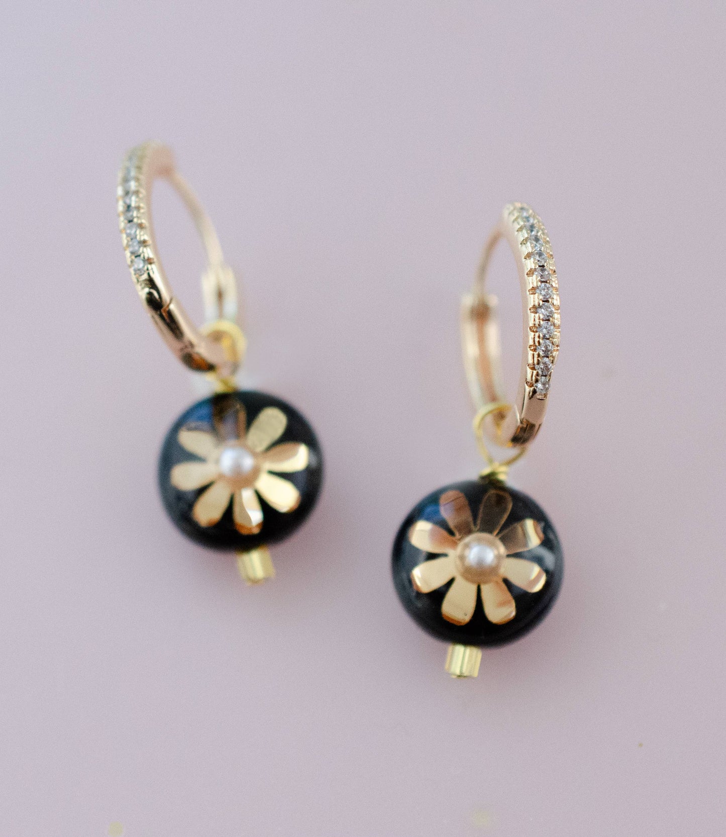 Jill Makes - Mira Flower Dangle Earrings