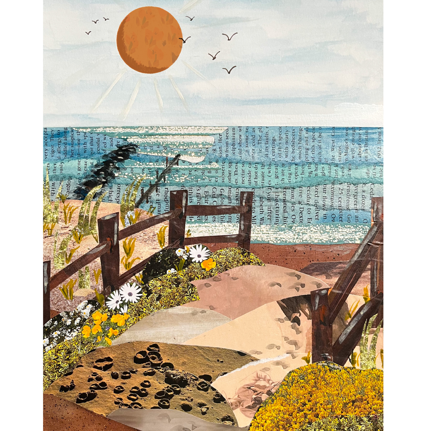 Beach Sun Notecard