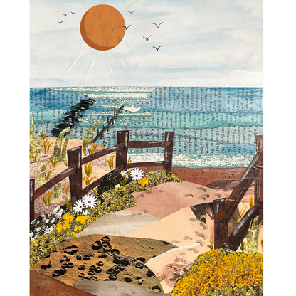 Beach Sun Notecard