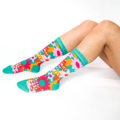 Mother of the Freakin Year Socks - Women's