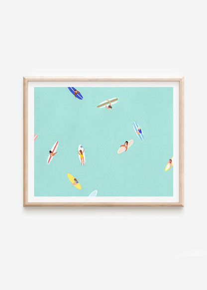 Mini Surfers Print- Jen Wang Studios