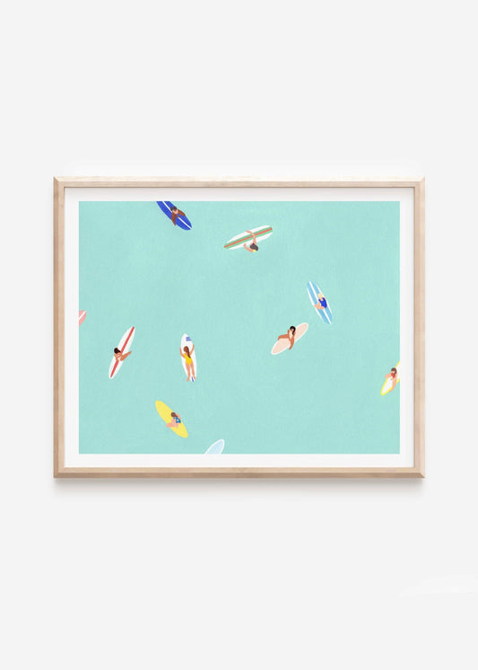 Mini Surfers Print- Jen Wang Studios