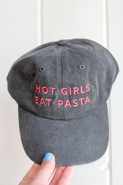 Hot Girls Eat Pasta Baseball Hat