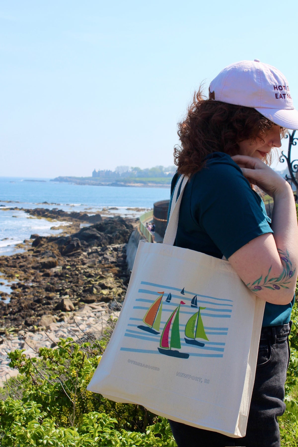 Fruity Sailboats Tote Bag