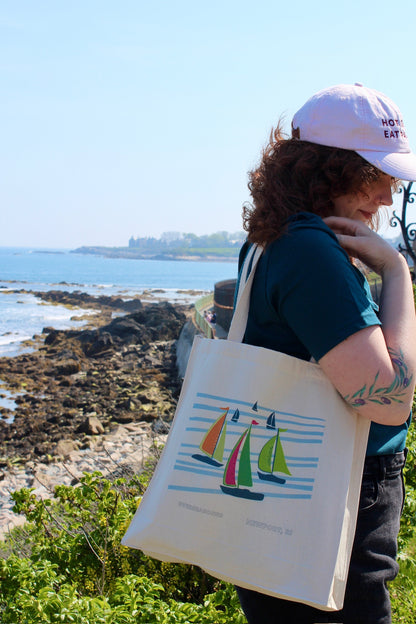 Fruity Sailboats Tote Bag