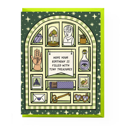 Cabinet of Curiosities Birthday Card- Boss Dotty Paper Co.