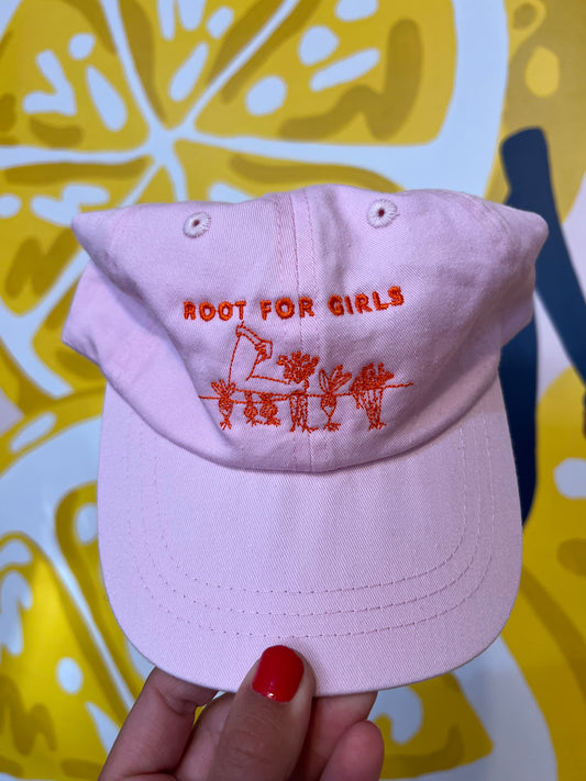 Root for Girls Baseball Hat