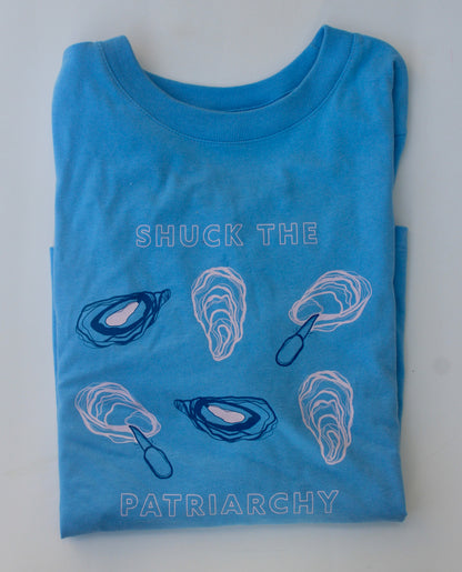 Shuck the Patriarchy Women's Heavyweight Tee